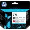 Image de Tête d'impression HP 771 Designjet noir mat/rouge chromatique