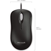 Image de Microsoft Basic Optical Mouse Souris ambidextre USB Type-A Optique 800 DPI