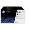 Image de Cartouche de Toner Noir HP CE505D (Mallette de 2) - Neuf