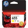 Image de HP 655 Yellow Ink Cart, CZ112AE (600 pages)