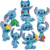 Image de Zestaw mini figurek Stitch 8 szt. 7 cm - Disney Lilo & Stitch