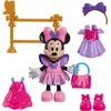 Image de Just Play Minnie Mouse Paillettes Et Glamour Kit Mode Animaux Poupée Rose Rose One Size