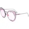 Image de SF178SM Lunettes de soleil en métal pour femmes avec verres couleur nuage