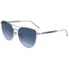 Image de LONGCHAMP Femme LONGCHAMP LO134S 43028 715 Lunettes de soleil Métal Or Bleu Papillon Normale Ombré