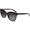 Image de Calvin Klein Femme Calvin Klein CK21529S 001 Lunettes de soleil Acétate Noir Gris Carré Photochromatique Photochromatique