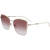 Image de Longchamp 167s Lunettes de soleil pour femme Blanc Blanc Homme