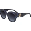 Image de Lunettes de soleil pour femme Longchamp LO740S Blue Havana 52/20/140