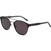 Image de LACOSTE L263S 002 MATTE BLACK 53/22/145 MALE Lunettes de soleil