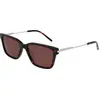 Image de DKNY DK713S 237 DARK TORTOISE 56/17/140 FEMALE Lunettes de soleil