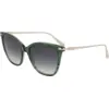 Image de LONGCHAMP Femme LONGCHAMP LO757S 308 Lunettes de soleil Acétate Vert Carré Normale Normale