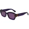 Image de LONGCHAMP Femme LONGCHAMP LO749S 505 Lunettes de soleil Acétate Violet Cat Eye Normale Normale
