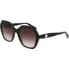 Image de LONGCHAMP Femme LONGCHAMP LO759S 001 Lunettes de soleil Acétate Noir Carré Normale Normale
