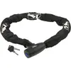 Image de Chaîne antivol M-WAVE 1100 mm avec revêtement textile noir