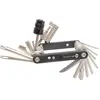 Image de M-WAVE Pocket F21 Multitool - outil multifonction polyvalent pour vélo avec 21 fonctions...