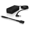 Image de Chargeur d'ordinateur portable HP, 65W, USB 2.0, Adaptateur AC intelligent, Noir