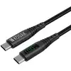 Image de KODAK Câble USB-C LED Ultra Premium - Câble de Charge et de Transfert de Données Haute Vitesse, Indicateur LED, Compatible Charge Rapide, Longueur 1m - Noir - Neuf