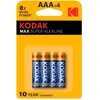Image de Kodak Pila Alcalina Max LR03 BL4 AAA