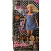 Image de Mattel Barbie - Poupée Fashionistas et set cadeau mode, en robe bleue, avec dentelle rose