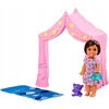 Image de Barbie "Skipper Babysitters Inc." Ensemble de jeu de dodo avec poupée bambin, tente et sac de couchage