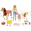 Image de Barbie Equitation avec Barbie (blonde), Chelsea, un cheval et un poney