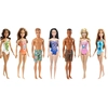 Image de Mattel GHW41 Poupée Barbie Beach (rayée, jaune)