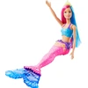 Image de Barbie Dreamtopia Poupée sirène (cheveux roses et bleus), poupée à habiller