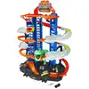 Image de Hot Wheels Megacity Parking T-Rex Attack, place pour plus de 100 voitures jouets