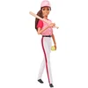 Image de Barbie Professions Sport Softball Poupée de baseball, cadeau et jouet dès 3 ans