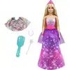 Image de Barbie Dreamtopia Poupée Princesse & Sirène 2 en 1, Poupée à habiller
