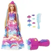 Image de Barbie Dreamtopia poupée Princesse Tresses Magiques aux Longs Cheveux blonds avec Extensions Multicolores, Peigne et Accessoires, Jouet pour Enfant, GTG00 en occasion ou reconditionné
