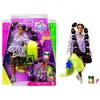 Image de Barbie Poupée extra avec tresses & élastiques à cheveux, poupée à habiller, poupée de mode
