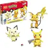 Image de Mega Construx Pokémon Trio (Pichu, Pikachu, Raichu)
