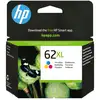Image de HP 62XL - À rendement élevé - couleur (cyan, magenta, jaune) - original - blister - cartouche d'encre - pour ENVY 55XX, 56XX, 76XX, Officejet 200, 250, 57XX, 8040 - Neuf