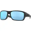 Image de Oakley Homme Oakley OO9263 TURBINE 926314 Lunettes de soleil O_matter Noir Bleu Carré Polarisé Prizm