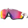 Image de Oakley Homme Oakley OO9290 JAWBREAKER 929005 Lunettes de soleil O_matter Blanc Violet Masque Normale Prizm