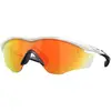 Image de Oakley Unisex Oakley OO9343 M2 FRAME XL 934305 Lunettes de soleil O_matter Blanc Orange Masque Normale Prizm Iridium