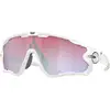Image de Oakley Unisex Oakley OO9290 JAWBREAKER 929021 Lunettes de soleil O_matter Blanc Rouge Masque Normale Prizm