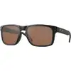 Image de Oakley Homme Oakley OO9102 HOLBROOK 9102D7 Lunettes de soleil O_matter Noir Marron Carré Polarisé Prizm