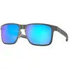 Image de Oakley Homme Oakley OO4123 HOLBROOK METAL 412307 Lunettes de soleil Métal Gris Bleu Carré Polarisé Prizm