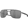 Image de Oakley Homme Oakley OO4124 GAUGE 8 412402 Lunettes de soleil Métal Noir Gris Carré Polarisé Prizm