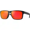 Image de Oakley Homme Oakley OO9102 HOLBROOK 9102E2 Lunettes de soleil O_matter Noir Rouge Carré Normale Prizm