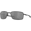 Image de Oakley Homme Oakley OO4075 SQUARE WIRE 407513 Lunettes de soleil Métal Noir Gris Carré Normale Prizm