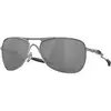 Image de Oakley Unisex Oakley OO4060 CROSSHAIR 406022 Lunettes de soleil Métal Gris Gris Carré Polarisé Prizm