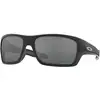 Image de Oakley Homme Oakley OO9263 TURBINE 926341 Lunettes de soleil O_matter Noir Gris Carré Polarisé Prizm