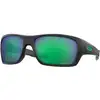 Image de Oakley Homme Oakley OO9263 TURBINE 926345 Lunettes de soleil O_matter Noir Vert Carré Polarisé Prizm