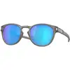 Image de Oakley Unisex Oakley OO9265 LATCH 926532 Lunettes de soleil O_matter Gris Bleu Ronde Polarisé Prizm