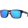 Image de Oakley Homme Oakley OO9102 HOLBROOK 9102F0 Lunettes de soleil O_matter Noir Bleu Carré Polarisé Prizm