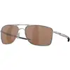 Image de Oakley Homme Oakley OO4124 GAUGE 8 412409 Lunettes de soleil Métal Gris Marron Carré Polarisé Prizm