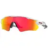 Image de Oakley Unisex Oakley OO9208 RADAR EV PATH 920872 Lunettes de soleil O_matter Blanc Rouge Masque Normale Prizm