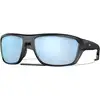 Image de Oakley Homme Oakley OO9416 SPLIT SHOT 941606 Lunettes de soleil O_matter Noir Bleu Carré Polarisé Prizm